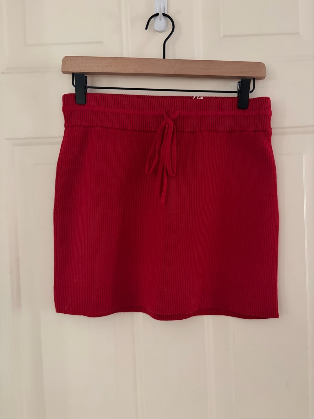 l*space Red Mini Skirt - Straight Silhouette